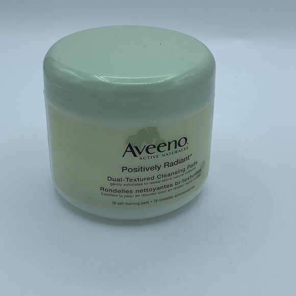 Aveeno Active Naturals Positively Radiant Dual Textured Cleansing Clothes 28 - Picture 1 of 7